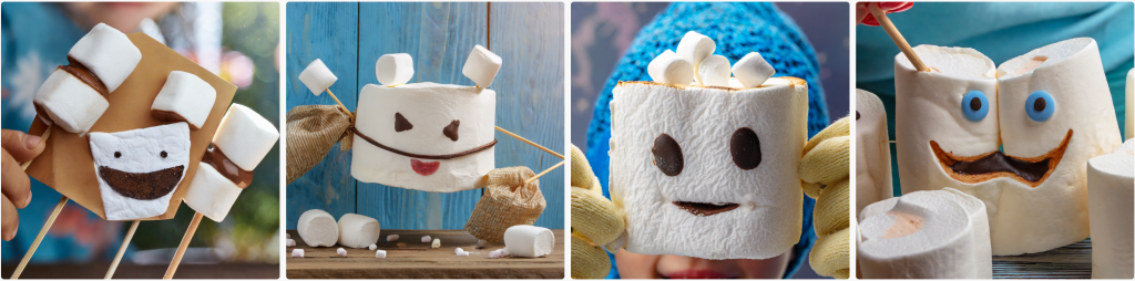 An AI generated image of a potential banner image focussed on Marshmallows
